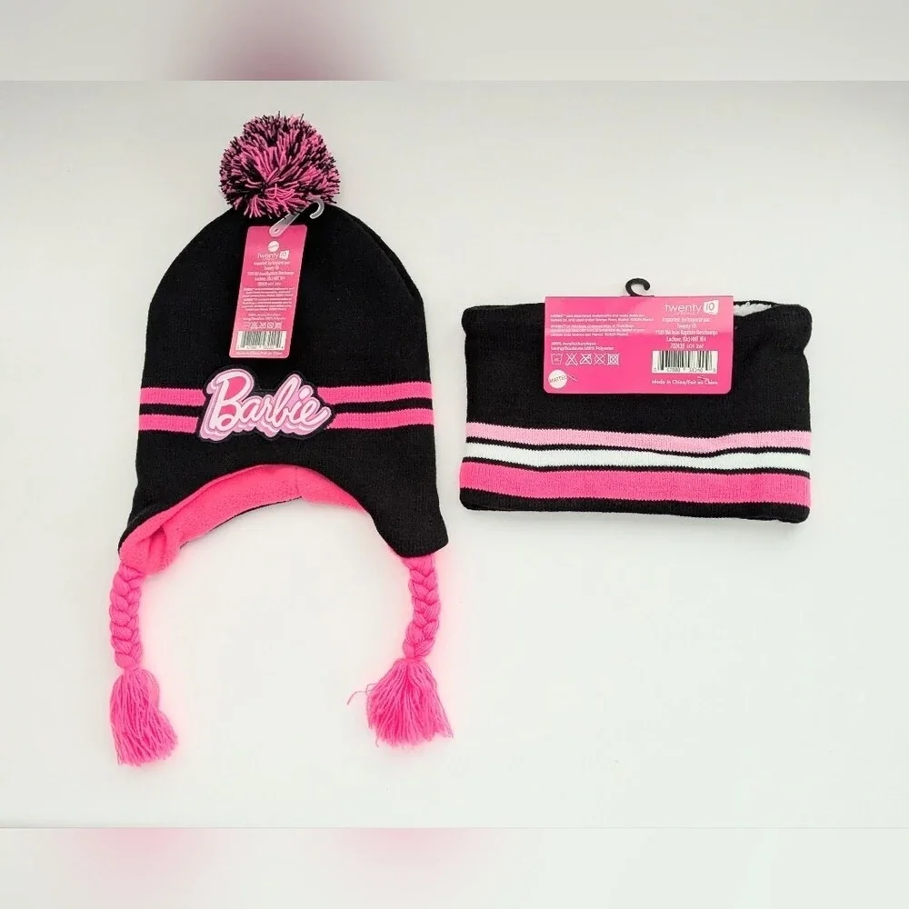 NWT Barbie Kids (Size 2-6X) Sherpa Lined Winter Neck Warmer